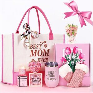 Mothers Day Gift Set for Mom ,Best Present with Premium Box, Tote Bag‎